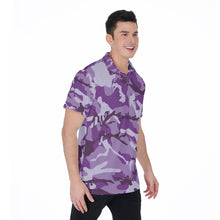 Load image into Gallery viewer, Purple Camo Men&#39;s Polo Shirt
